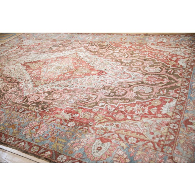 1920s Antique Distressed Sarouk Carpet - 7'1" x 10' For Sale - Image 5 of 12
