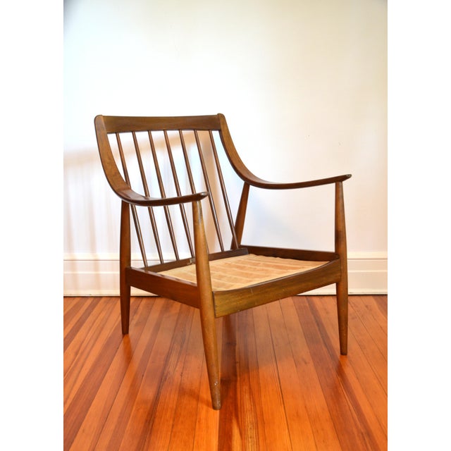 1950s Fd144 Easy Chair by Peter Hvidt & Orla Mølgaard-Nielsen, Denmark, 1953 For Sale - Image 5 of 14