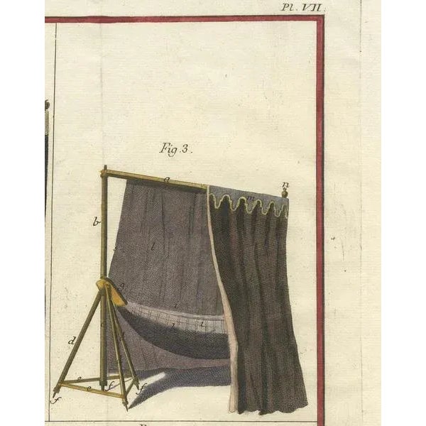 Upholstery and Furniture Design, 1760s, Print For Sale - Image 4 of 9