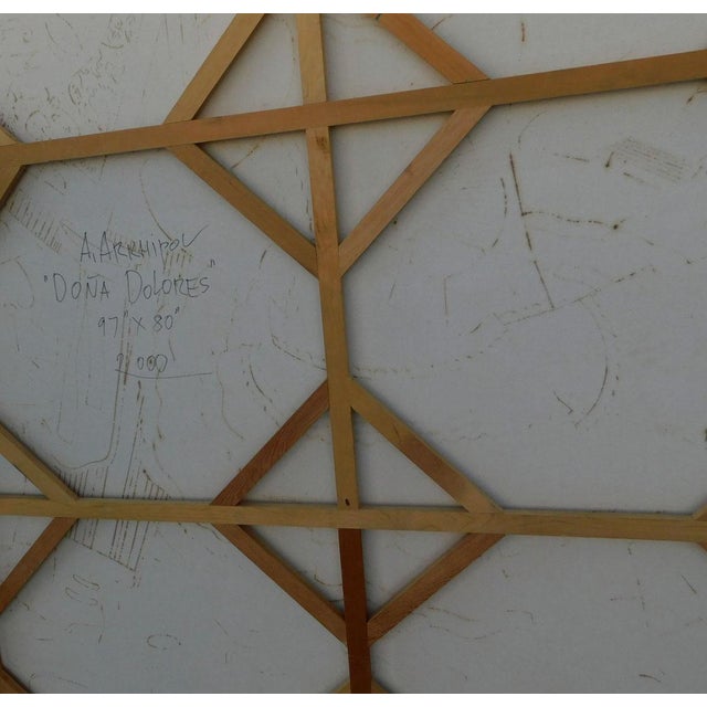 2000 - 2009 Anton Arkhipov Dona Dolores Original Russian Painting Custom Framed Art Artwork For Sale - Image 5 of 12