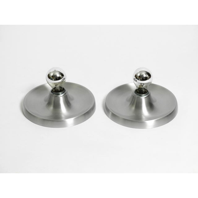 Vintage Space Age Pop Art Aluminum Wall Lamps, 1960s, Set of 2 For Sale - Image 16 of 18