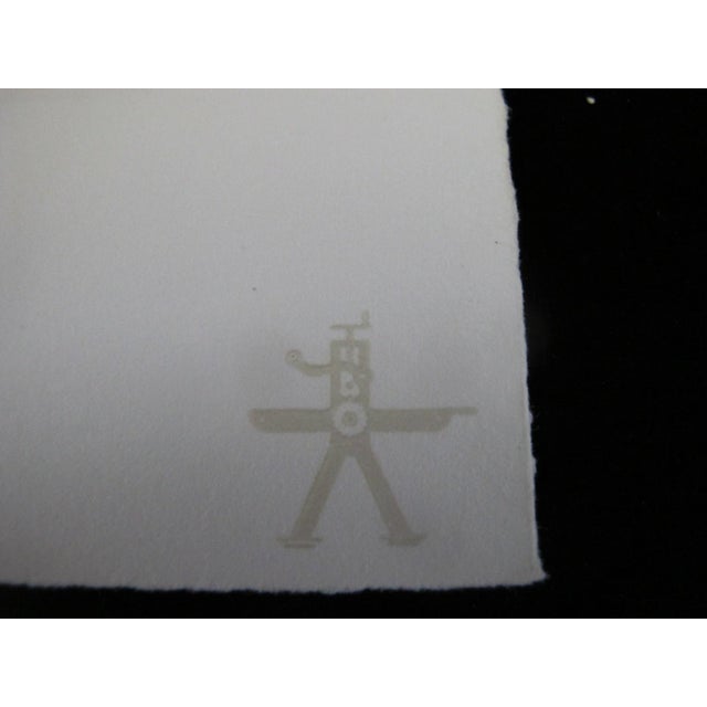 Paper Chris Johanson Signed Limited Aquatint Print Perceptions #5 Stop Earth People For Sale - Image 7 of 7