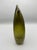 Large Mid-Century Hand-Blown Olive Green and White Spatter Art Glass Vase, 1970s For Sale - Image 9 of 17