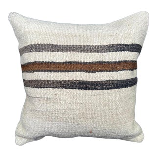 Turkish Hemp Pillow Cushion Natural Beige Black Pillow Cushion Cover 20x20 For Sale