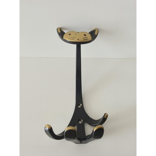 Metal Cat-Shaped Wall Hooks by Walter Bosse for Herta Baller, 1950s For Sale - Image 7 of 13