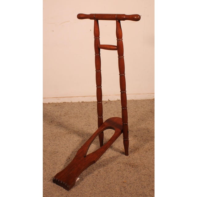 Antique Mahogany Boot Jack, 1800s For Sale - Image 9 of 12