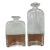 Pair of Italian Murano Hand Blown Art Glass Bottles for Vetri For Sale