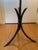 Iron Floor Lamp With a Crinkle Paper Shade For Sale - Image 9 of 11