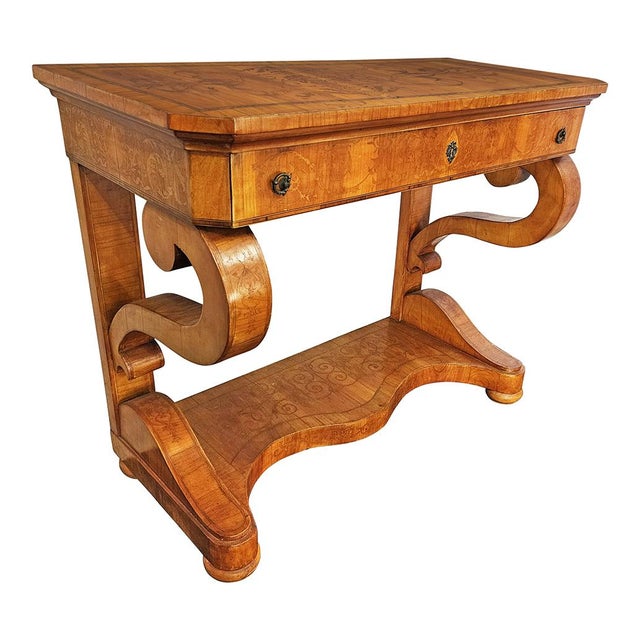 Antique Wooden Console Table, 1890s For Sale - Image 3 of 12