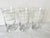 Late 20th Century set of three iced tea/water glasses in the discontinued Sierra pattern by Pfaltzgraff. These highly...