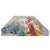 Indo-Napalese Modern Sima Wool & Silk 12x15 Grey & Multi Color Handmade Area Rug #1144026