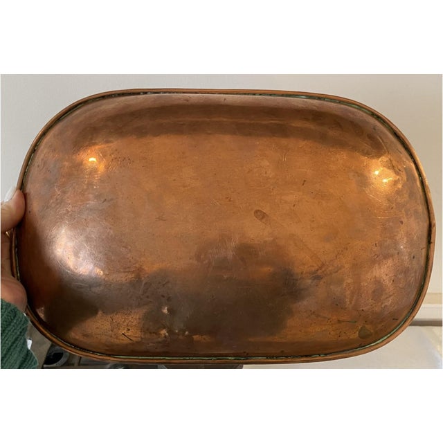 Copper Antique Wrought Iron and Copper Balance Scales For Sale - Image 8 of 8