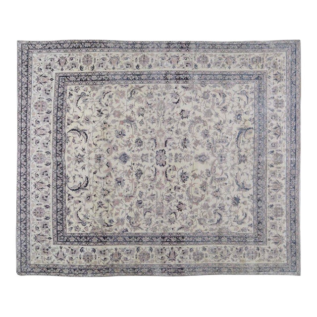 Vintage Turkish Anatolian Knotted Wool Rug, 7'9''x9'8'' For Sale