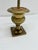 Pair of Vintage Brass Palm-Form Candlesticks in Classical Urn Stands For Sale In Providence - Image 6 of 9