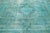 Turquoise Turquoise Antique Overdyed Persian Wool Rug With Medallion Motif For Sale - Image 8 of 10