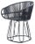 Black Circo Dining Chair by Sebastian Herkner For Sale