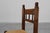Rustic Spanish Hand-Carved Oak Side Chair with Velour Seat, 19th Century For Sale - Image 3 of 14