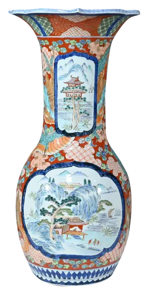 Late 19th Century Meiji Arita Vase, Japan