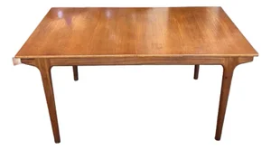 European Mid 20th Century Extending Dining Table With Double Butterfly Leaf by McIntosh, c.1960