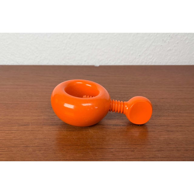 Mid-Century Modern Space Age Danish Orange Plastic Nutcracker from Dana Plast, 1960s For Sale - Image 11 of 18