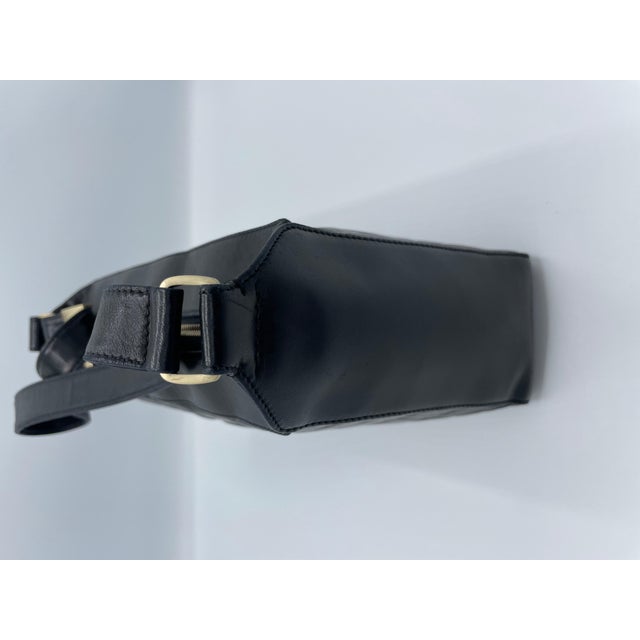 Black Chanel Chocolate Bar Cc Quilted Leather For Sale - Image 8 of 12