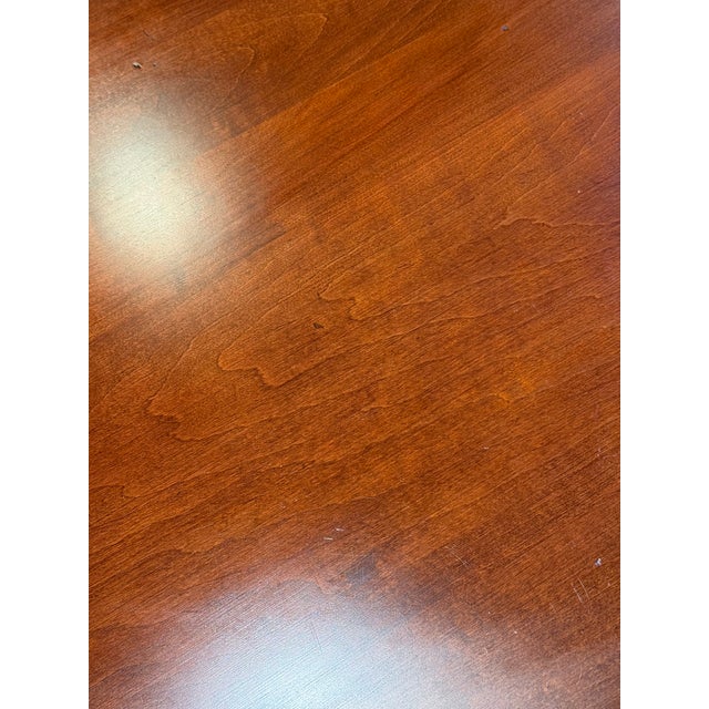 Chestnut Ethan Allen British Classics Lamp Table, 2 Pieces For Sale - Image 8 of 14