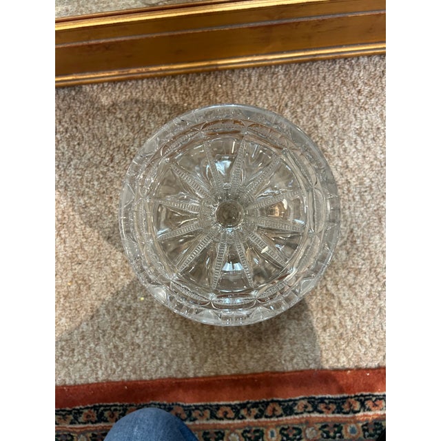 Antique Eapg Thompson Glass Works Footed Compote, Bowtie Pattern For Sale In New York - Image 6 of 8