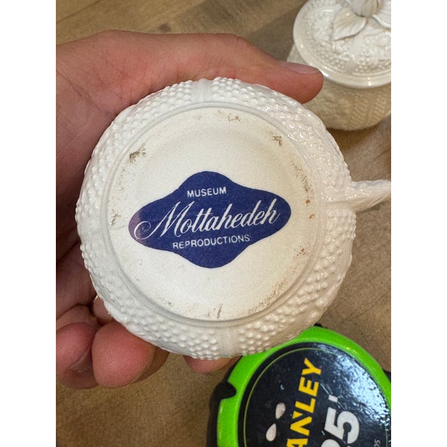 Mottahedeh Museum Reproductions “Musée Des Arts” Pot De Crème Cups + Lids, Set of Four For Sale - Image 11 of 11