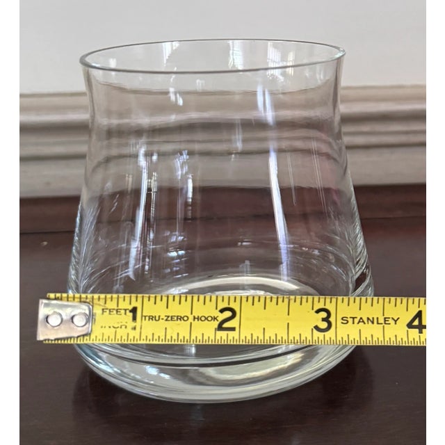 Glass Mid-Century Tumbler Glasses- Set of 5 For Sale - Image 7 of 9