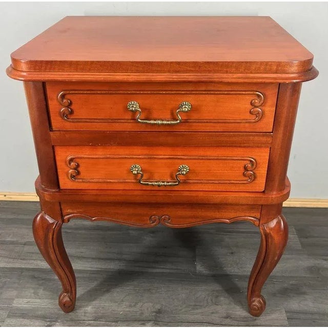 Vintage Louis XVI French Carved Nightstand For Sale - Image 12 of 12