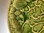 1980s Green Majolica Pottery Fruit Bowl For Sale - Image 4 of 11