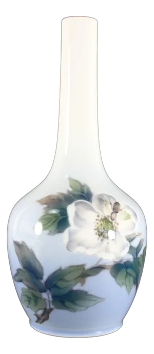 1967 Royal Copenhagen Fine Porcelain Bud Vase Apple Blossoms # 1659 43b, Signed