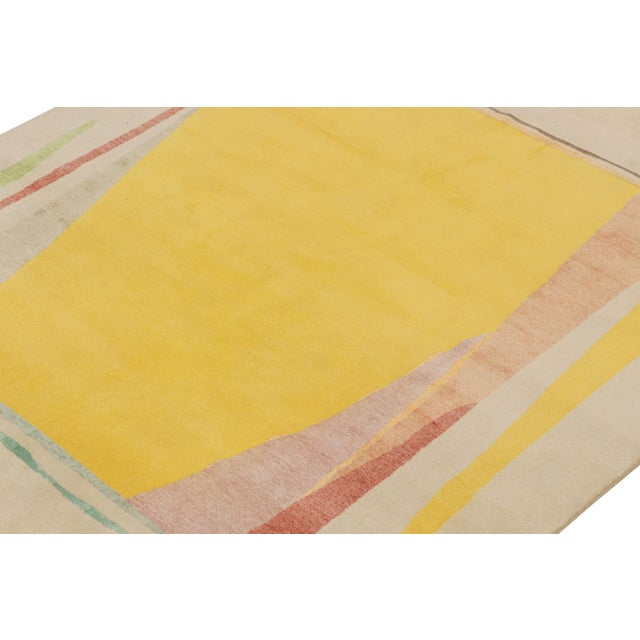 A 6×6 mid-century modern rug from the titular collection by Rug & Kilim—a reimagining of bold 1950s postmodern art styles....