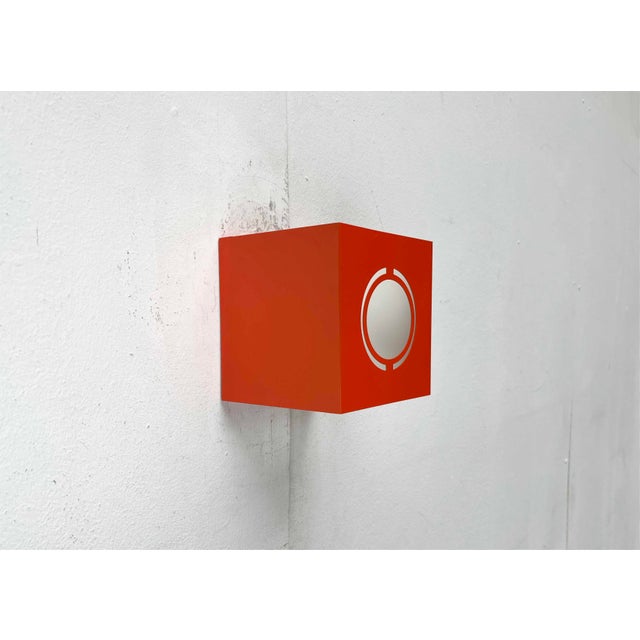Mid-Century Space Age Cube Wall Lamp, 1960s For Sale - Image 5 of 18