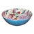 1960s 1966 Aldo Londi for Bitossi Hand-Painted Turquoise Bowl With Red & Violet Berry Motif For Sale - Image 5 of 10