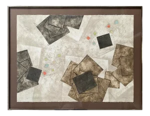 Geometric Abstract Artwork, Framed