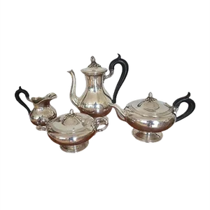 19th-Century French Coffee Service Set from Christofle, Set of 4