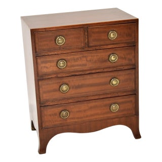 Antique Georgian Inlaid Chest of Drawers, 1930s For Sale