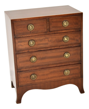 Antique Georgian Inlaid Chest of Drawers, 1930s