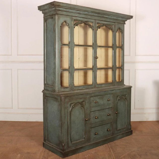 West Country Glazed Dresser For Sale - Image 9 of 11