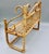 Vintage Boho Bamboo & Rattan Wall Shelf With Towel Bar — Scroll Arm Design For Sale - Image 4 of 7