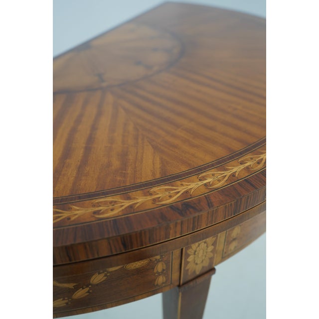 Baker Stately Homes Adam Style Games Table For Sale - Image 11 of 16