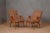 Set of Mid-Century Beech Wood and Fabric Armchairs from Malatesta E Mason, 1950 For Sale - Image 4 of 10