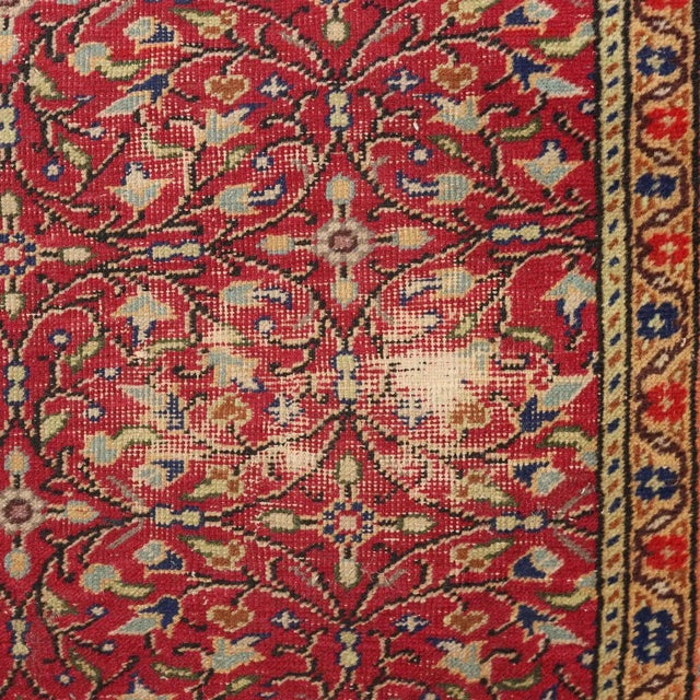 Antique Kaisery Rug in Cotton & Wool, Turkey For Sale - Image 4 of 12