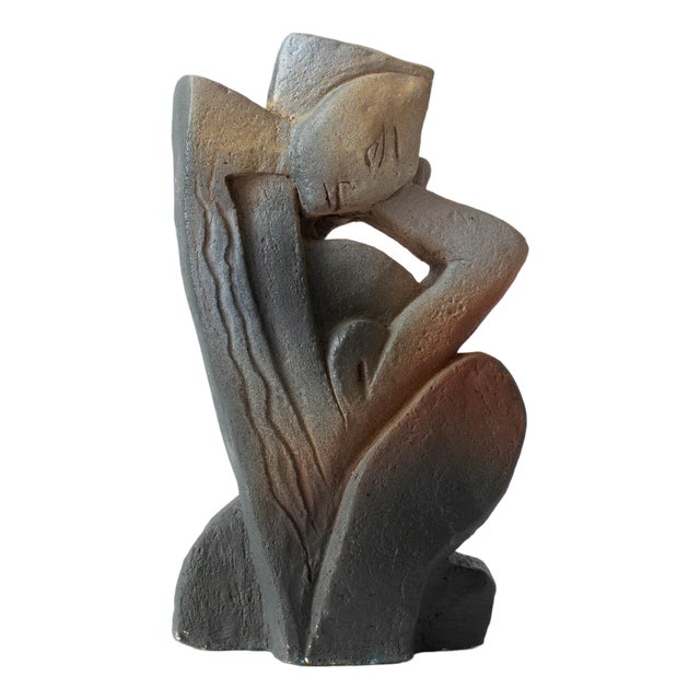 Abstract Figure in Ceramic, 1980s For Sale