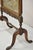 Antique French Victorian Carved Walnut and Needlepoint Fireplace Screen For Sale In Philadelphia - Image 6 of 12