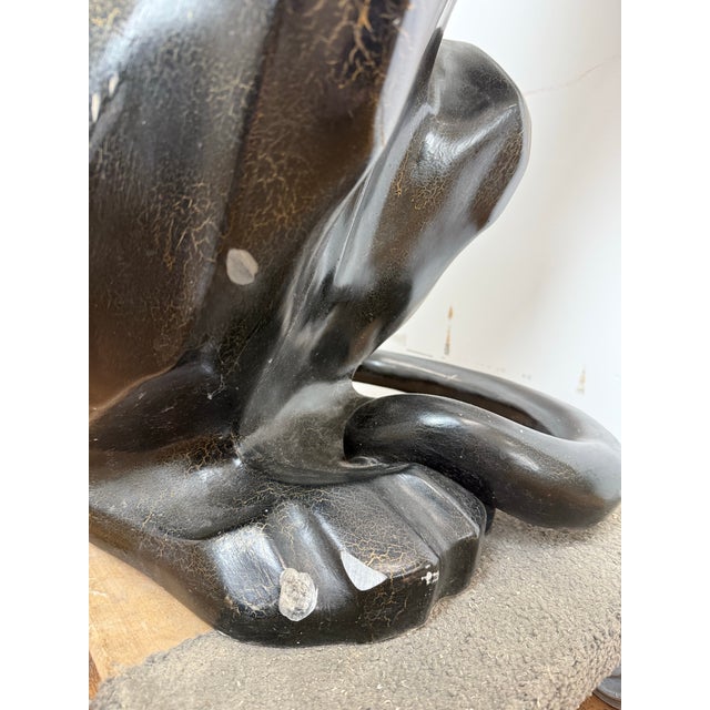 1980 Life Size Panther Sculpture For Sale In New York - Image 6 of 8