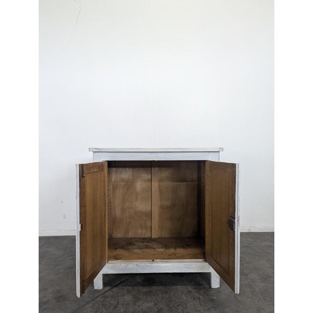 Small Vintage Patinated Buffet, 1940s For Sale - Image 4 of 5