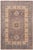 Southwestern Kazak Rustic Light Gray/Light Blue Wool Rug - 3'10''x5'10'' For Sale - Image 9 of 10