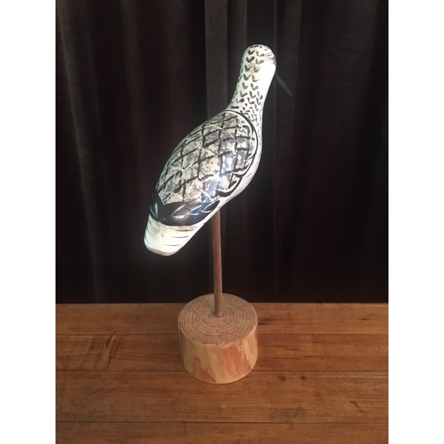American Vintage Small Long-Billed Shore Bird For Sale - Image 3 of 7